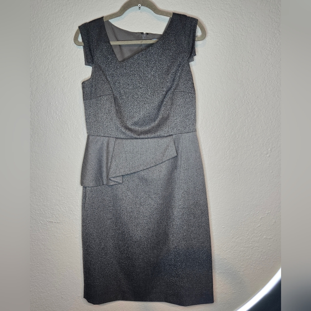 ANTONIO MELANI Asymmetrical Gray Dress